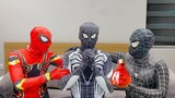 TEAM Spider-Man vs Bad Guy Team  White Heri is Not Good , Save Him !!! - Fun BigGreen TV