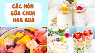 Mùa Hè Thanh Mát Với Các Món SỮA CHUA HOA QUẢ