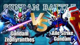 Pertandingan Aile Strike Gundam VS Gundam Zephyranthes Full Burnern - Gundam Supreme Battle