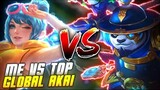 GIZI BOY VS TOP GLOBAL COUNTER AKAI ANOTHER COUNTER? NO PROBLEM!😎🔥 - MLBB