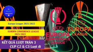 Tin Bóng Đá kết quả cup C2&C3 Châu âu I Europa league và Europa Conference League lượt trận thứ 3