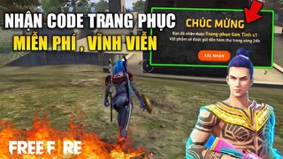 [Garena Free Fire] Nhận Code trang phục Free - 1k kim cương | TTD