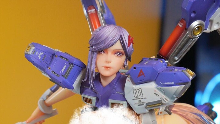 When Gundam becomes a girl! The modeler is silent when seeing it~ Tiger Ben Studio Sea Cow Girl