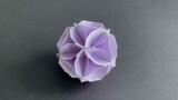 [Hướng dẫn Origami] Sakura Hydrangea Origami. Một quả cầu hoa origami nhỏ nhưng tinh tế, bạn không t