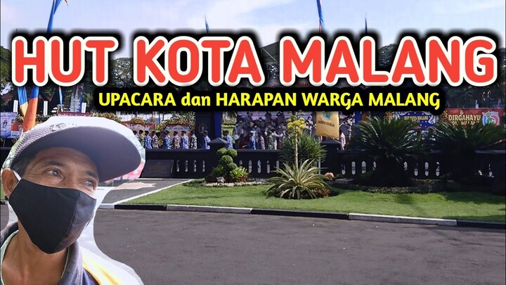 Upacara HUT Kota Malang ke 107, Ini harapan Warga Malang.