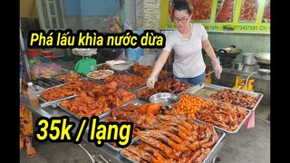 Thơm “nức mũi” hàng Phá Lấu Khìa Nước Dừa đậm chất miền Tây