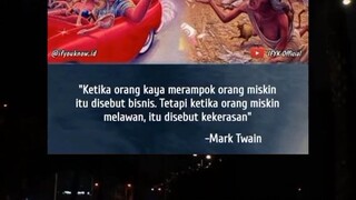 Perbedaan nasib orang kaya dan miskin