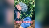gojo anime glasspainting jjk