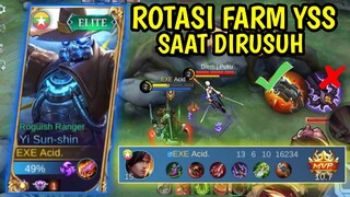 ROTASI FARMING YSS SAAT DIRUSUH | MOBILE LEGENDS