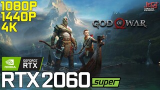 God of War | RTX 2060 Super | 1080p, 1440p, 4K benchmarks!