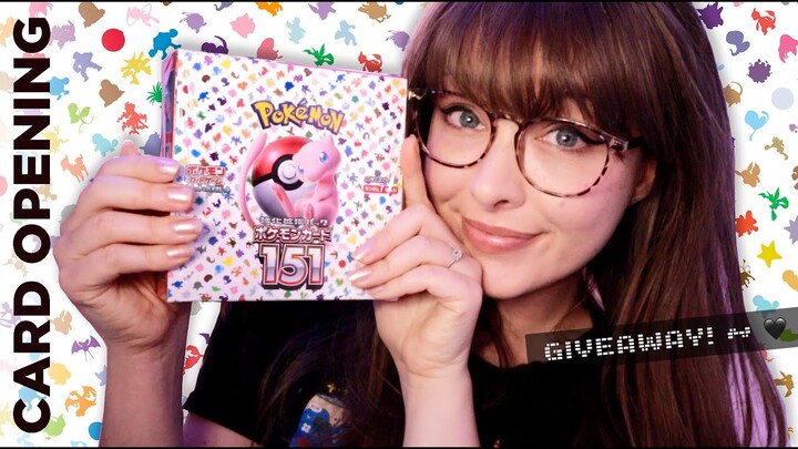 ASMR ❤️ Pokemon 151 Card Opening & 🏆 𝟝𝟘𝕜 𝓖𝓲𝓿𝓮𝓪𝔀𝓪𝔂 ✧ Whispers, Tapping & Crinkly Packaging Sounds!