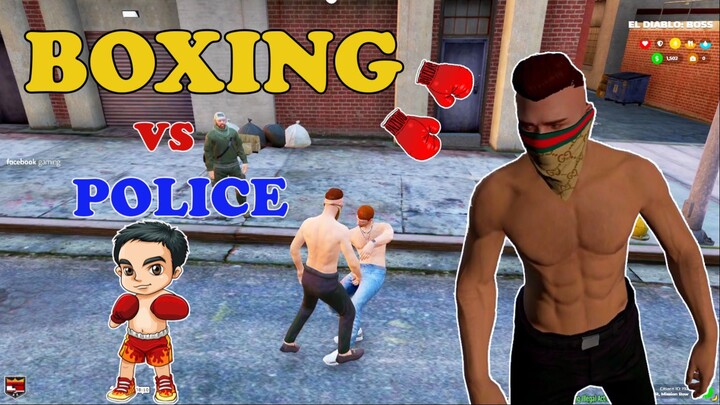 KRIMINAL vs. POLICE | BOXING PARA MAKALAYA | sa GTA 5