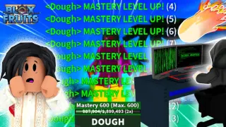 600 Mastery for Dough Fruit AWAKENING in Blox fruits Update 17 part 3