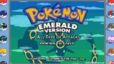 Pokemon Emerald - All Types of Attack