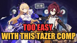 This Tazer Heizou Comp helped me 36-star the Spiral Abyss (4-star only challenge) | Genshin Impact