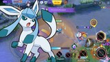 GLACEON Dilepas Kristal Es Melayang - Pokemon Unite Gameplay