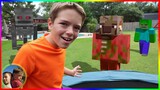Mob's Escape Minecraft! Minecraft In Real Life!