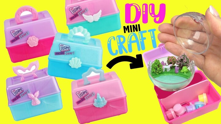 Real Littles Micro Craft Series DIY Kits! Globe, Terrarium, Unicorn With Encanto Mirabel