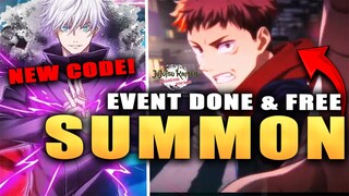 *ANOTHER CODE* EVENT DONE & PRETTY NUTS FREE SUMMONS!!!!!!!!!!!!!! (Jujutsu Kaisen Phantom Parade)