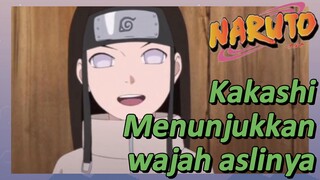 Kakashi Menunjukkan wajah aslinya