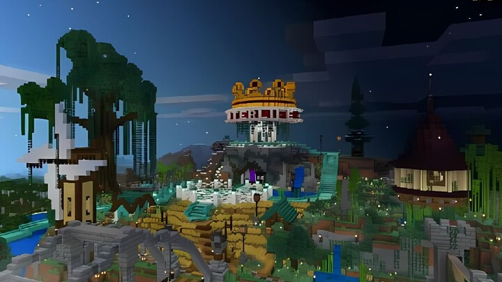 Cinematic lobby realm Minecraft