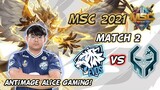 EVOS LEGENDS VS EXE GAME 2 MSC 2021 PLAYOFFS UPPER BRACKET - ANTIMAGE ESPORTS