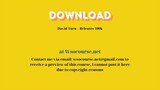 David Turu – Releases 100k – Free Download Courses