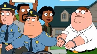 Family Guy: Pete accidentally injured his neighbor Blackie and was arrested, but after the trial, Bl