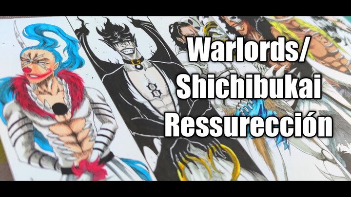 Drawing Warlords / Shichibukai as Espada Part 2 [RESSURECCION] | ONEPIECE x BLEACH Crossover