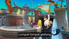 Sekarang jadi tupai beneran lompat-lompat gedung || Spongebob Squarepants BfBB part 9