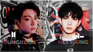 [MASHUP COVER] BTS Jungkook and ENHYPEN Heeseung - SOFA (Original: Crush) Color Coded Lyrics