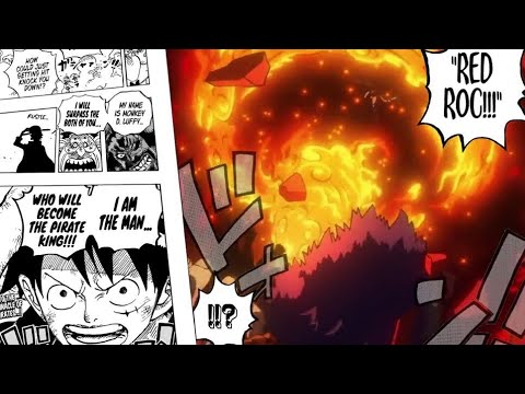 Luffy uses RED ROC, 4k