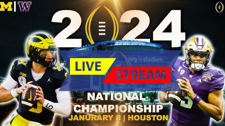 🔴{{{Access_LIVE}}} CFP Championship 2024: Washington vs. Michigan Live Stream Guideline | #ncaaf