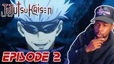 GOJO CAN THROW HANDS?! | Jujutsu Kaisen: Season 1, Episode 2 - Blind Reaction