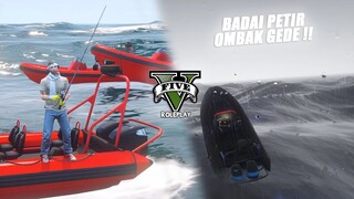 MENJADI SEORANG NELAYAN DITERJANG BADAI PETIR OMBAK TSUNAMI !! GTA V ROLEPLAY