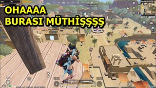 OHAAAA  ÇIKTIĞIM EFSANE YERE BAKIN ! MÜTHİŞ MAÇ LİVİK & ERANGEL SOLO SQUAD PUBG MOBİLE