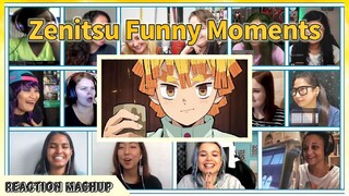 Zenitsu funny moments reaction mashup