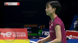 BWF Uber Cup Finals 2024 | Match 5 | Tomoka Miyazaki (Japan) vs. Liang Ka Wing (HKG) | Group C