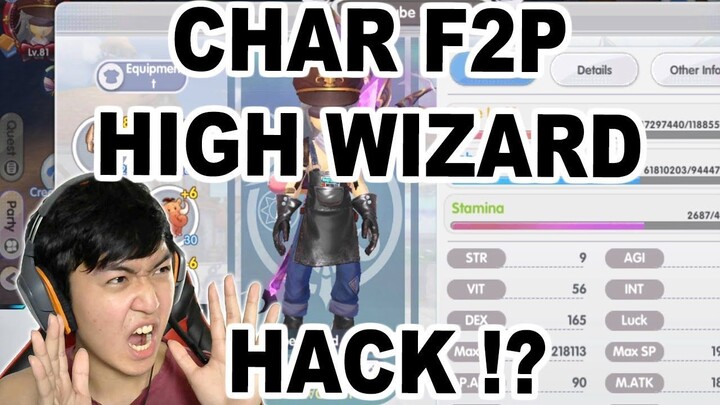 Char F2P High Wizardku Hilang - Ragnarok X Next Generation