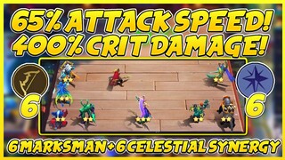 UNLI CRIT WITH 6 MARKSMAN 6 CELESTIAL SYNERGY | Mobile Legends Bang Bang