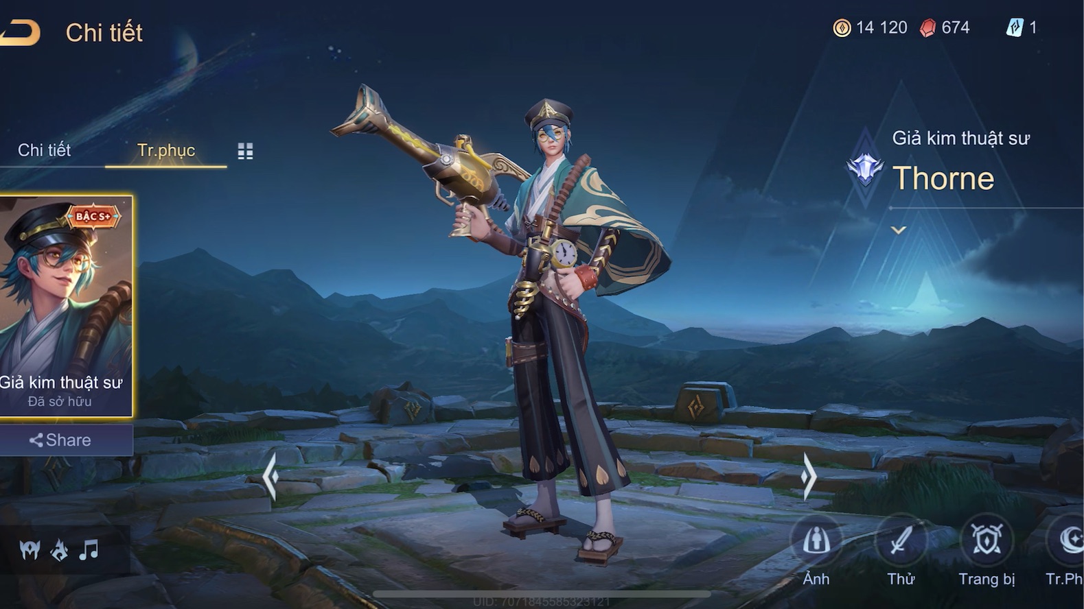 Liên Quân Mobile - Review Skin Thorne Giả Kim Thuật Sư - Bilibili