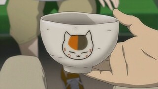 Natsume Yuujinchou Roku: Natsume yang membuat mangkuknya, Sansan menggunakannya dengan baik.