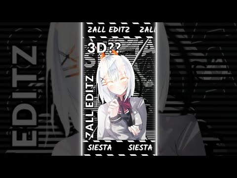 PRESET ALIGHT MOTION 3D 😈😎|| SIESTA 😍 JEDAG JEDUG 3D VIRAL TIKTOK 🔥|| ANIME