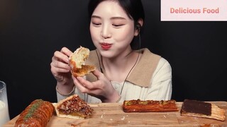 Món Hàn : Thưởng thức các món bánh ngọt siêu ngon 5 #mukbang