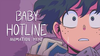 ❝Baby Hotline❞ || BNHA Meme