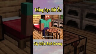 Anh Đen Xì Xì Sở Hữu Thằng Bạn Bất Ổn Nhất Minecraft 🤣 #shorts