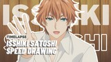 Drawing Isshiki Satoshi from Shokugeki no Souma Season 3 Eps 23