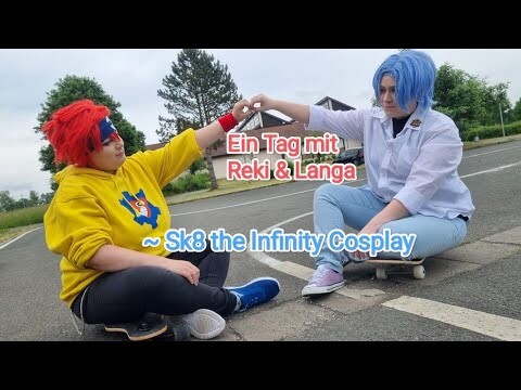 Sk8 the Infinity Cosplay ❤️🛹🩵 Ein Tag mit Reki & Langa