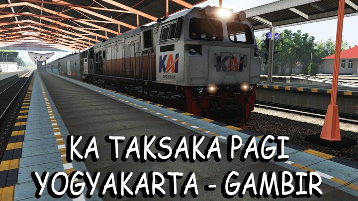 CAB RIDE CC 206 DINAS KA TAKSAKA TASPAT 120 Km/h | TRAINZ SIMULATOR INDONESIA