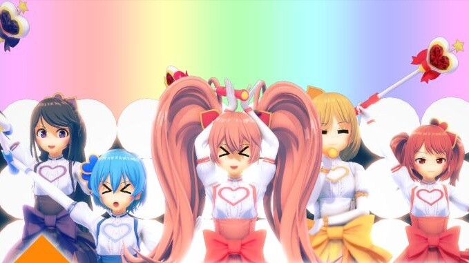 [#コンパスMMD] Cô gái phép thuật Ririka Ruluka Tất cả các thành viên tập hợp: Con bướm say rượu